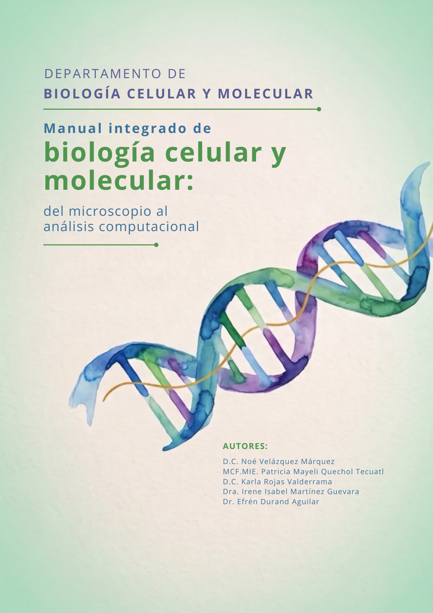 Portada del Manual de Biología Celular y Molecular
